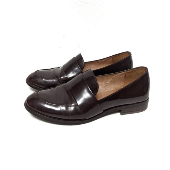 MADEWELL The Elin Leather Loafer Burgundy 7.5 - Picture 3 of 13